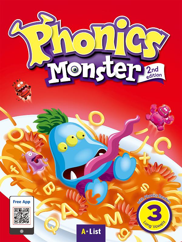 Phonics Monster Student Book 3_2nd Revised Edition - with Phonics Readers_책표지