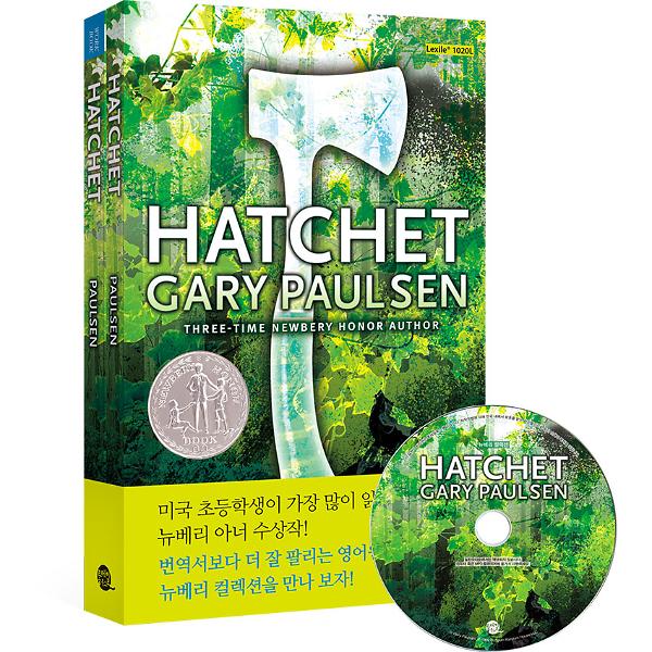 Hatchet 손도끼 [ 전2권,원서+워크북+MP3 CD, 개정판 ]_책표지