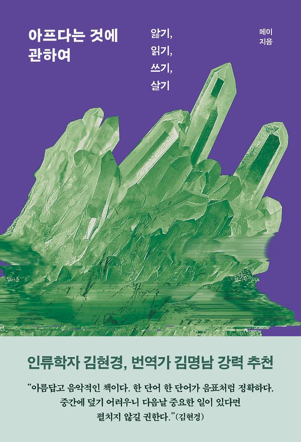 아프다는 것에 관하여_책표지