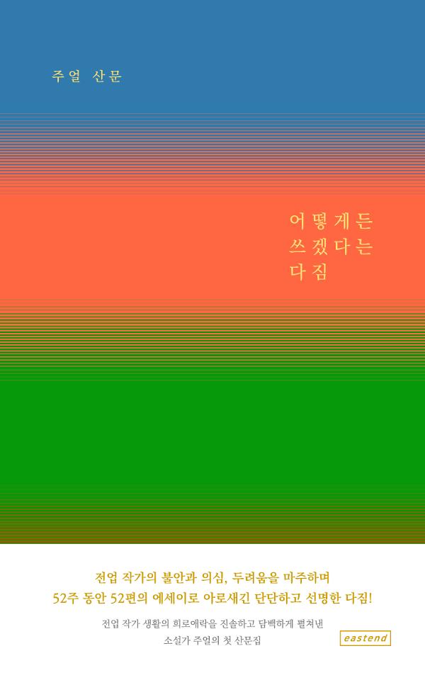 어떻게든 쓰겠다는 다짐_책표지