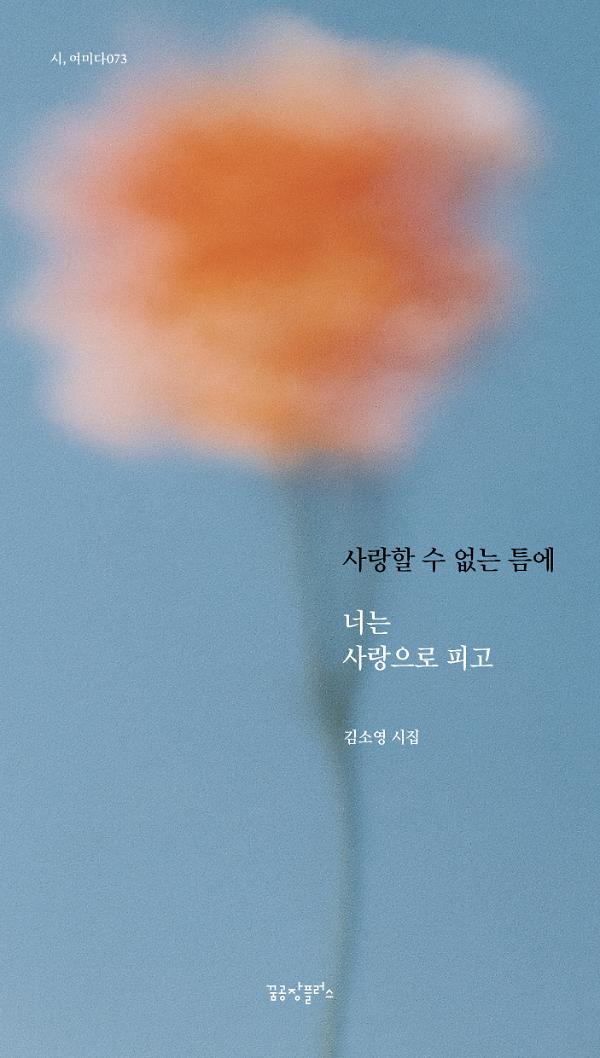 사랑할 수 없는 틈에 너는 사랑으로 피고_책표지