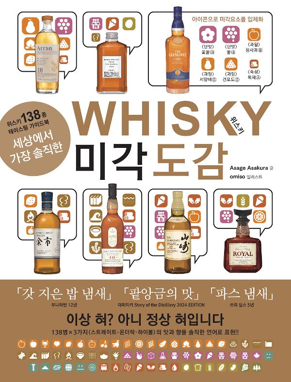 세상에서 가장 솔직한 위스키 미각 도감_책표지