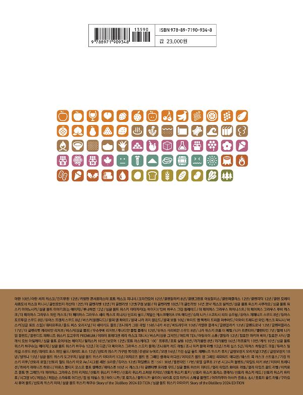 세상에서 가장 솔직한 위스키 미각 도감 - 2D 뒤표지