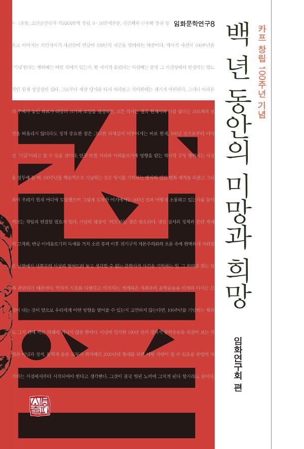 백 년 동안의 미망과 희망_책표지