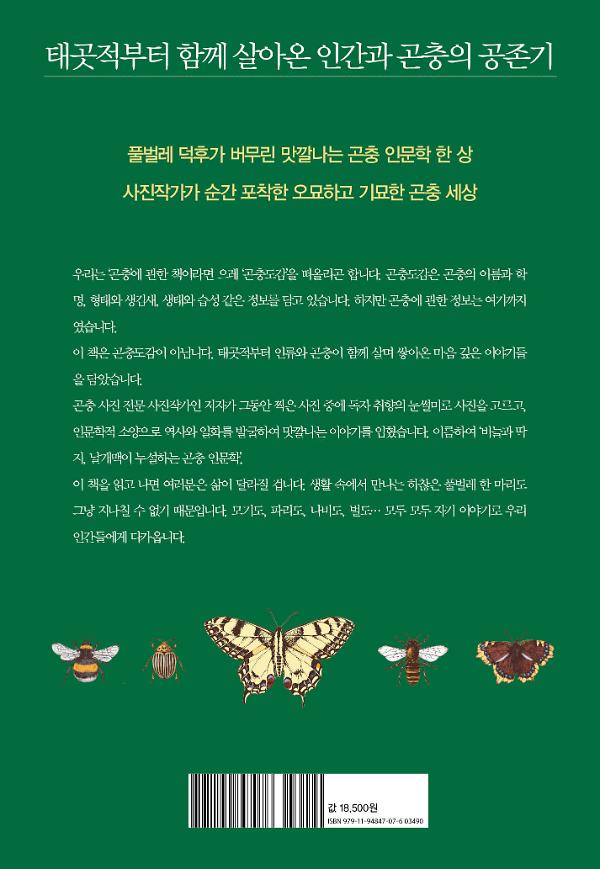 곤충 인문학 - 2D 뒤표지
