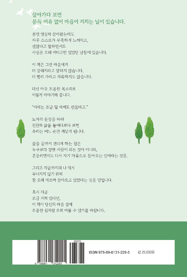 천천히 흐르는 마음의 힘 - 2D 뒤표지