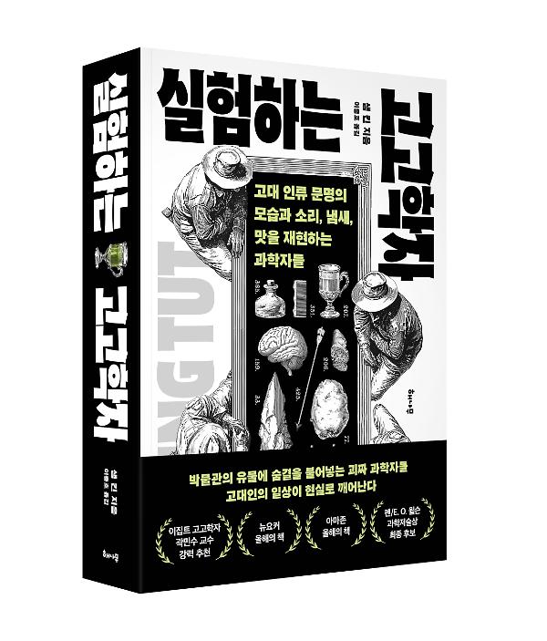 실험하는 고고학자 - 입체표지(3D 표지)