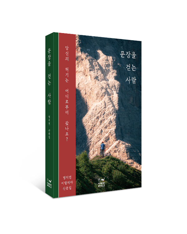 문장을 걷는 사람 - 입체표지(3D 표지)